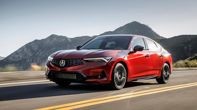 2023 Acura Integra A-Spec in red